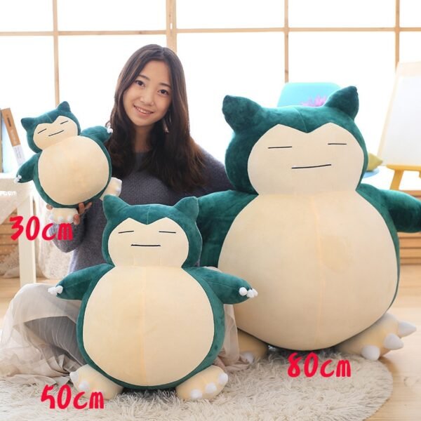 Pokemon Cartoon Snorlax Plush Pillow Toys Anime