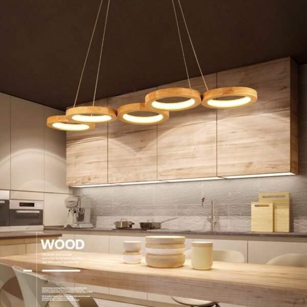 Solid Wood Dining Table Pendant Lights