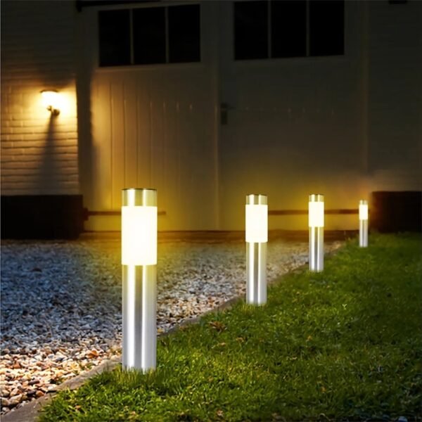 Solar Stainless Steel Garden Path Light Solar Garden