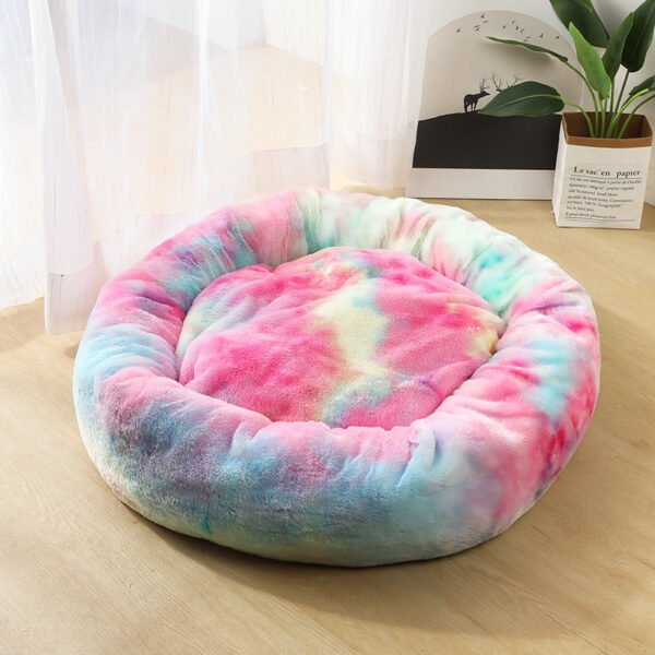 Dog Beds For Small Dogs Round Plush Cat Litter Kennel Pet Nest Mat Puppy Beds - Image 8